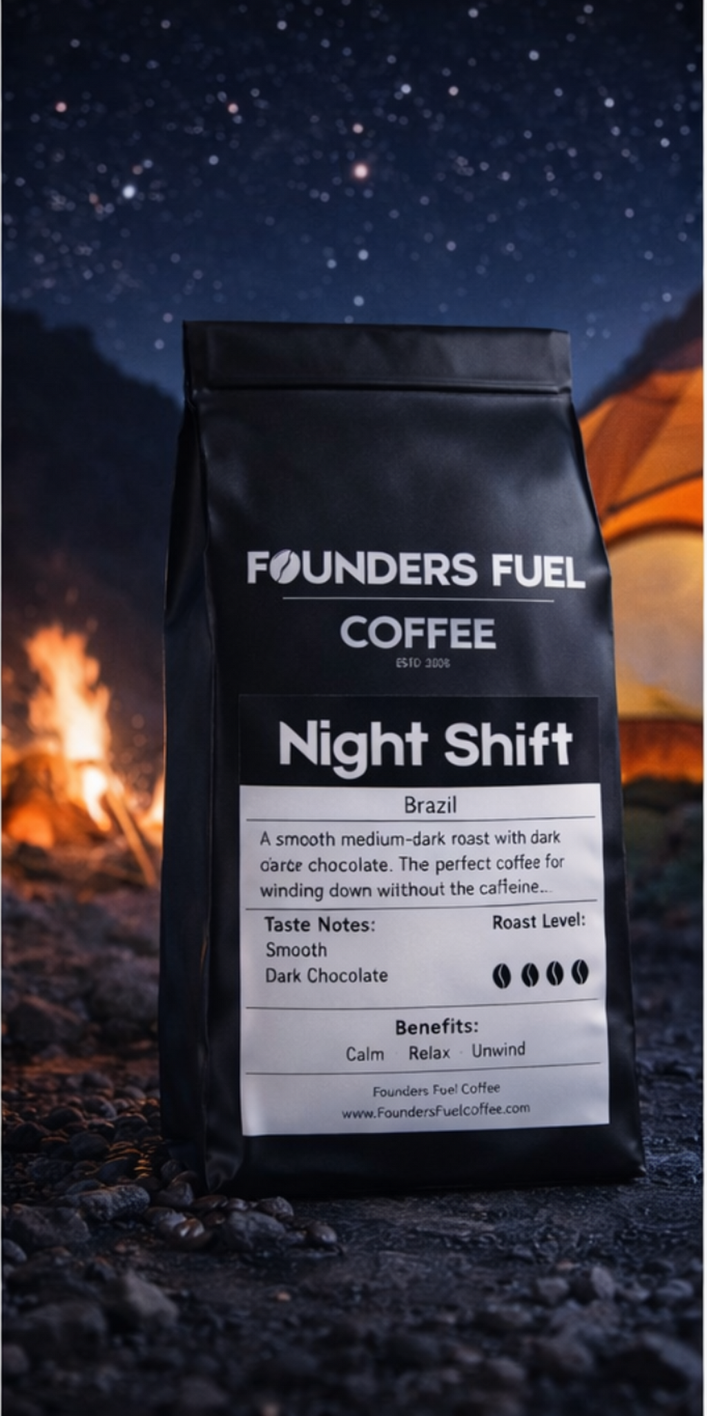 Night Shift (Decaf) → Late Night Focus, No Caffeine